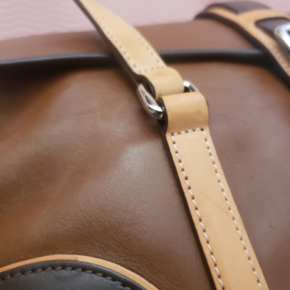 Coach Limited Edition 7547 Hampton Leather Satchel Brown Tan Y2K Vintage - Picture 16 of 16